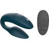 Вибратор для пар WE-VIBE SYNC 2 зеленый, в комплекте батарейка для пульта SNSZ3SG8
